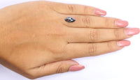 Natural Loose Marquise Salt And Pepper Diamond Black Grey Color 1.81 CT 11.70 MM Marquise Shape Rose Cut Diamond KDL2091