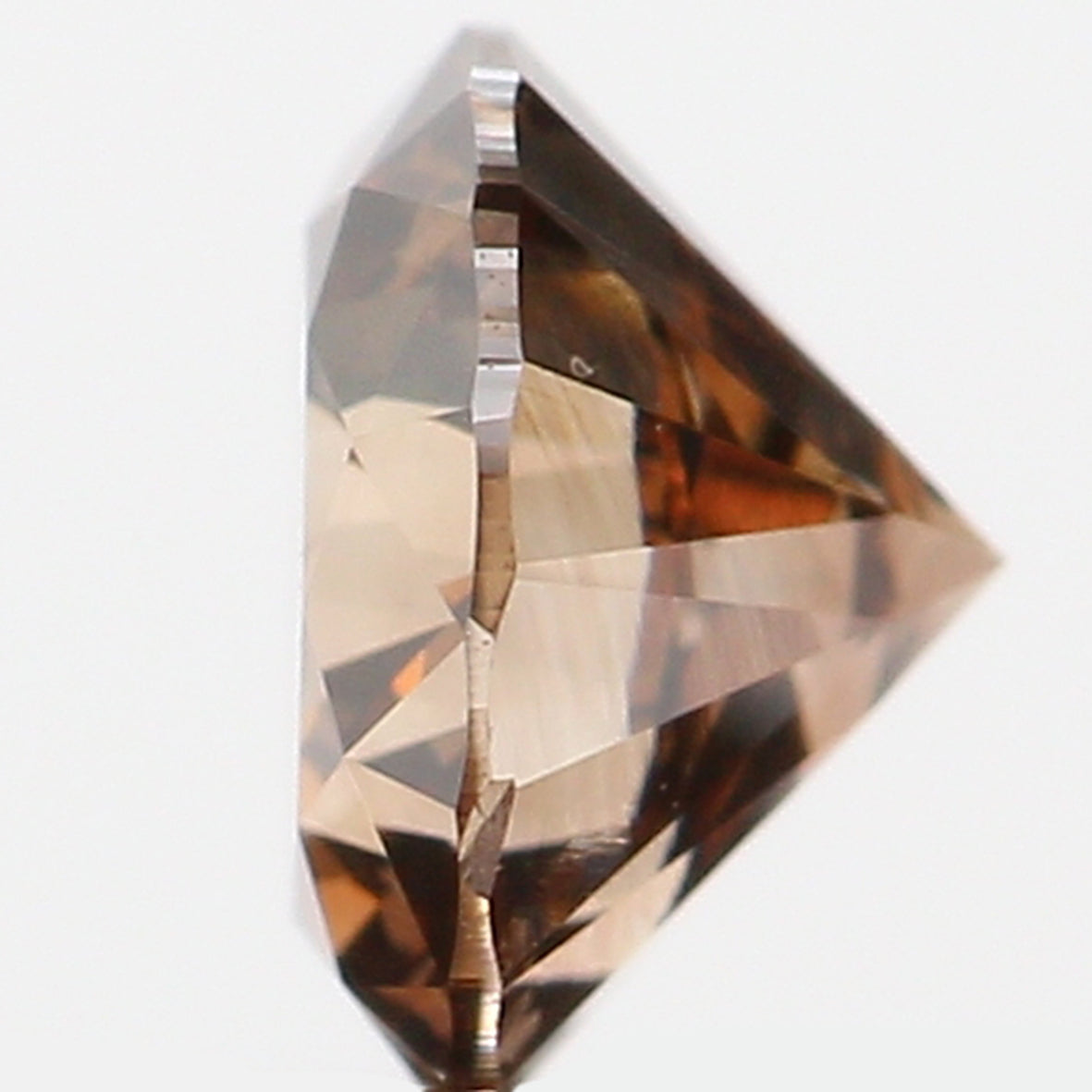 0.32 Ct Natural Loose Round Shape Diamond Brown Color Round Cut Diamond 4.30 MM Natural Loose Brown Color Round Brilliant Cut Diamond LQ486