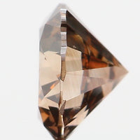 0.32 Ct Natural Loose Diamond, Orange Diamond, Round Diamond, Round Brilliant Cut Diamond, Sparkling Diamond, Rustic Diamond L486