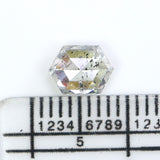 Natural Loose Hexagon Diamond White - G Color 1.00 CT 6.90 MM Hexagon Shape Rose Cut Diamond KDL2676