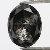 0.36 Ct Natural Loose Diamond, Oval Diamond, Black Diamond, Grey Diamond, Salt and Pepper Diamond, Antique Diamond, Real Diamond, L698