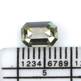 Natural Loose Emerald Shape White - K Color Diamond 1.17 CT 6.83 MM Emerald Shape Rose Cut Diamond L2615