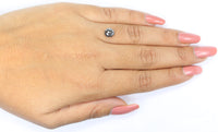 Natural Loose Octagon Diamond Grey Color 1.26 CT 6.60 MM Antique Shape Rose Cut Diamond KR1069