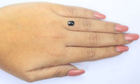 Natural Loose Emerald Shape Black Color Diamond 1.05 CT 7.00 MM Emerald Shape Rose Cut Diamond KR1528