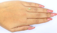 Natural Loose oval Diamond Yellow Color 0.80 CT 7.00 MM oval Rose Cut Shape Diamond L8014