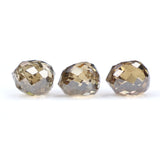Natural Loose briolette Brown Color Diamond 1.01 CT 3.72 MM Drop Shape Rose Cut Diamond L9889