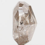 0.69 Ct Natural Loose Diamond, Oval Diamond, Grey Diamond, Yellow Diamond, Antique Diamond, Rustic Diamond, Real Diamond L5970
