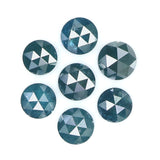 Natural Loose Round Rose Cut Blue Color Diamond 2.01 CT 3.89 MM Rose Cut Shape Diamond L2422