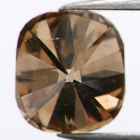 0.47 Ct Natural Loose Diamond, Cushion Diamond, Brown Diamond, Polished Diamond, Real Diamond, Rustic Diamond, Antique Diamond L709