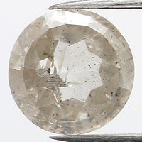 1.13 Ct Natural Loose Diamond, Rose Cut Diamond, Grey Rose Cut, Round Cut Diamond, Rustic Diamond, Round Shape Diamond, L695