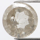 1.13 Ct Natural Loose Diamond, Rose Cut Diamond, Grey Rose Cut, Round Cut Diamond, Rustic Diamond, Round Shape Diamond, L695