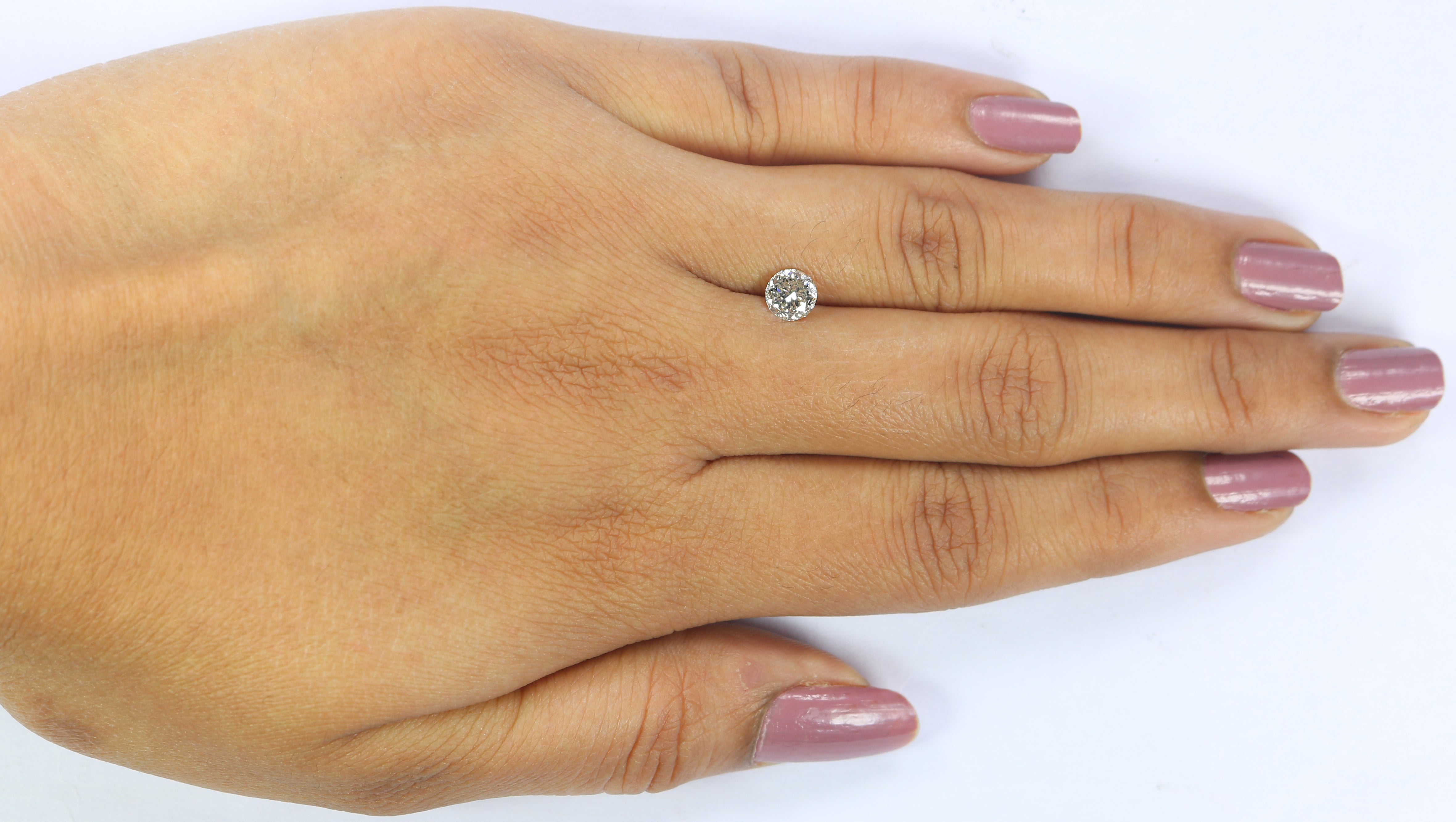0.67 Ct Natural Loose Round Shape Diamond White - F Color Round Cut Diamond 5.15 MM Natural Loose Diamond Round Brilliant Cut Diamond QL2654