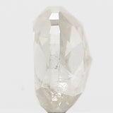 0.94 Ct Natural Loose Diamond, Cushion Diamond, Milky White Diamond, Polished Diamond, Rose Cut Diamond, Rustic Diamond KDL5089