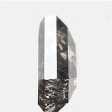 0.64 Ct Natural Loose Diamond, Salt And Pepper Diamond, Shield Shape Diamond, Black Grey Color Diamond, Rose Cut Real Rustic Diamond KDL9471