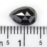 Natural Loose Pear Dark Brown Color Diamond 1.25 CT 8.55 MM Pear Shape Rose Cut Diamond L8238