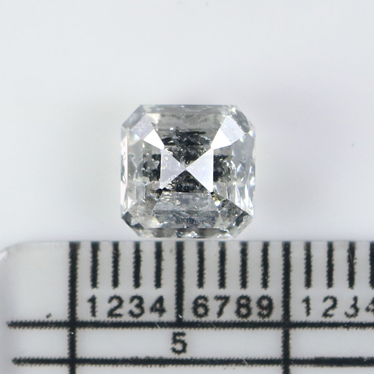 2.08 CT Natural Loose Radiant Shape Diamond White - G Color Radiant Cut Diamond 6.35 MM Natural Loose Radiant Shape Rose Cut Diamond QL2656