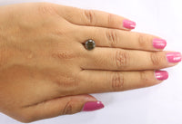 Natural Loose Round Brown Grey Color Diamond 2.52 CT 7.80 MM Round Brilliant Cut Diamond L7218