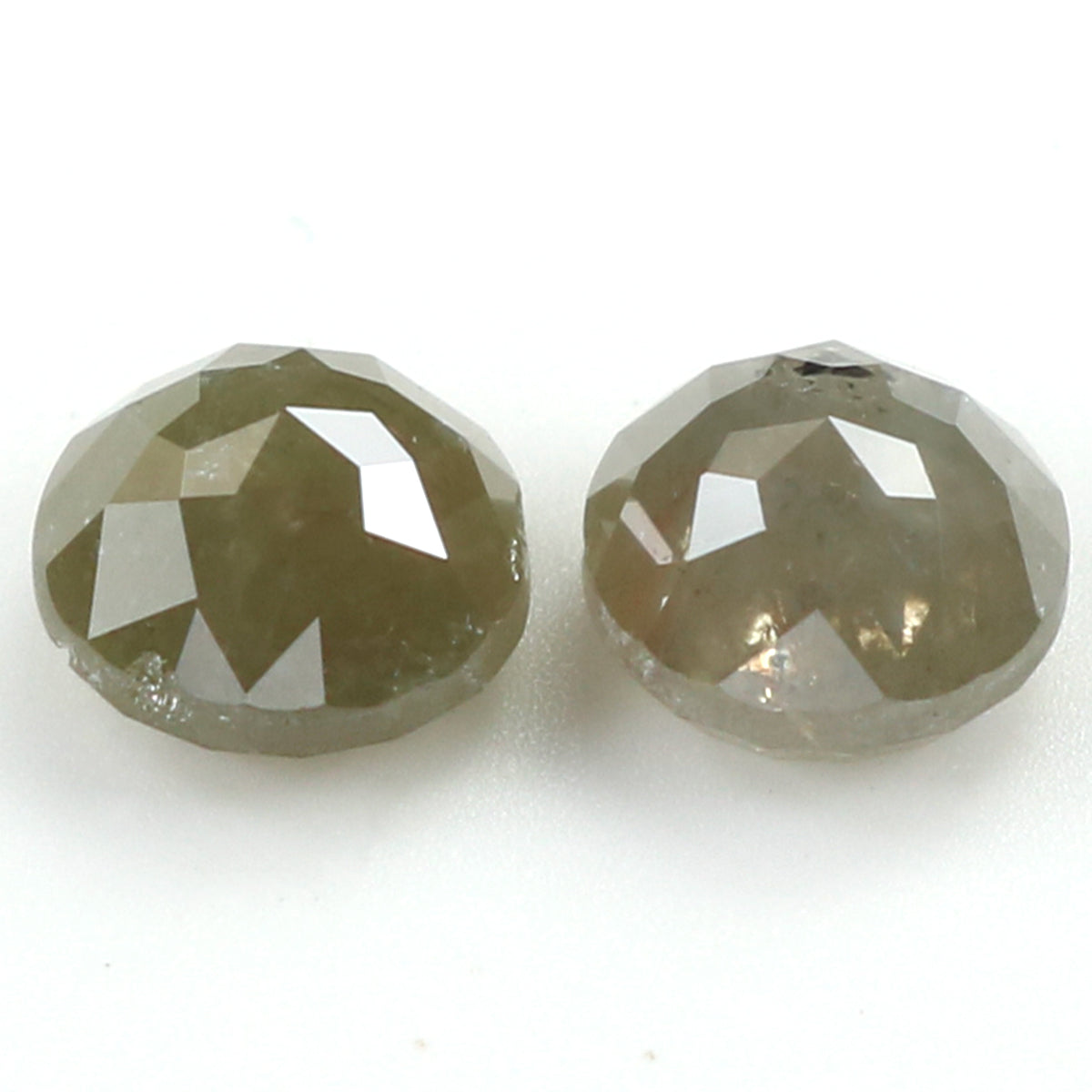 1.14 CT Natural Loose Round Rose Cut Diamond Grey Color Round Cut Diamond 4.70 MM Natural Loose Diamond Round Rose Cut Shape Diamond LQ6334