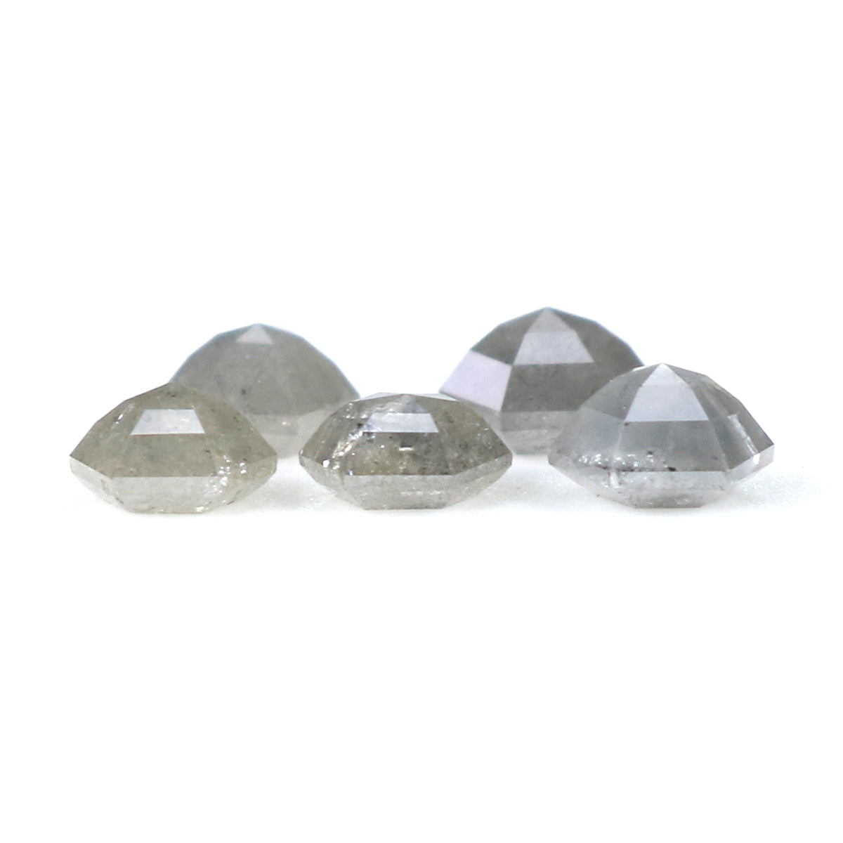 Natural Loose Hexagon Diamond Grey Color 1.01 CT 3.10 MM Hexagon Shape Rose Cut Diamond KDK1837