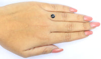 Natural Loose Round Rose Cut Black Color Diamond 1.14 CT 6.10 MM Rose Cut Shape Diamond KR1641