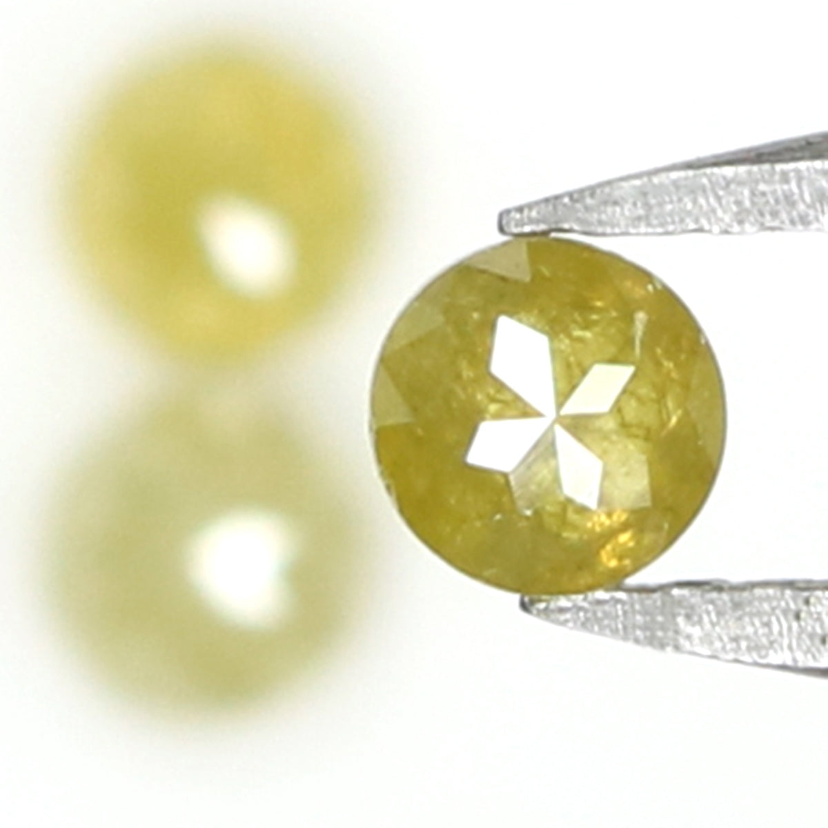 0.67 CT Natural Loose Rose Cut Diamond Yellow Color Round Cut Diamond 3.30 MM Natural Loose Diamond Round Rose Cut Shape Diamond LQ6333