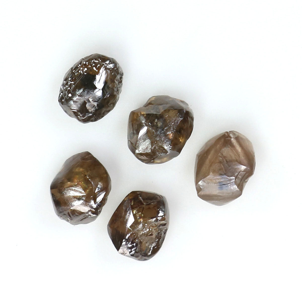 2.44 CT Natural Loose Rough Shape Diamond Dark Brown Color Rough Diamond 4.70 MM Natural Brown Diamond Rough Irregular Cut Diamond QL7971