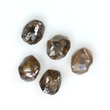 Natural Loose Rough Dark Brown Color Diamond 2.44 CT 4.70 MM Rough Shape Rose Cut Diamond KDL7971