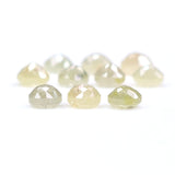 Natural Loose Rose Cut Diamond Grey Color 1.54 CT 2.90 MM Round Rose Cut Shape Diamond KR122