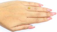 Natural Loose Rose Cut Yellow Color Diamond 1.18 CT 5.80 MM Round Rose Cut Shape Diamond L5216