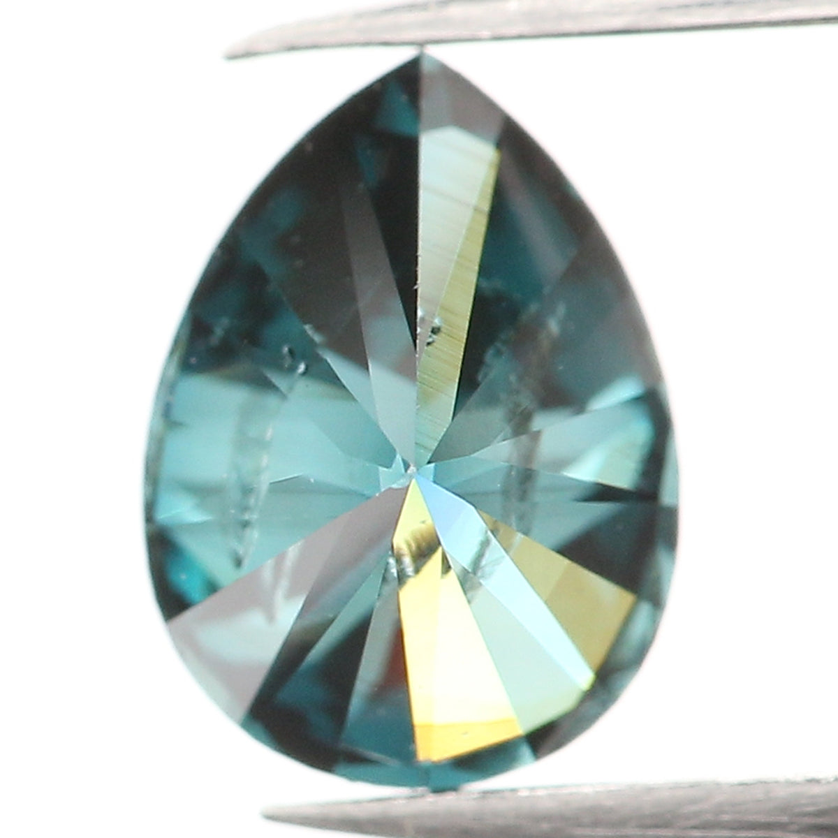 0.40 CT Natural Loose Pear Shape Diamond Blue Color Pear Cut Diamond 5.50 MM Natural Blue Color Diamond Pear Brilliant Cut Diamond LQ924