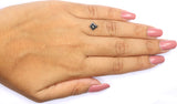 Natural Loose Kite Salt And Pepper Diamond Black Grey Color 0.94 CT 7.60 MM Kite Shape Rose Cut Diamond KDL2038