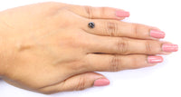 Natural Loose Rose Cut Black Color Diamond 0.98 CT 5.50 MM Round Rose Cut Shape Diamond L063