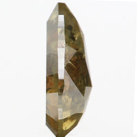 0.73 CT Natural Loose Diamond, Pear Diamond, Green Diamond, Rustic Diamond, Pear Cut Diamond, Fancy Color Diamond L442