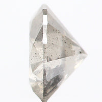 1.06 Ct Natural Loose Diamond, Round Brilliant Cut, Salt And Pepper Diamond, Gray Diamond, Rustic Diamond, Round Cut Diamond L445