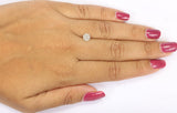 Natural Loose Round White Milky Color Diamond 0.72 CT 5.50 MM Round Shape Brilliant Cut Diamond KR1810