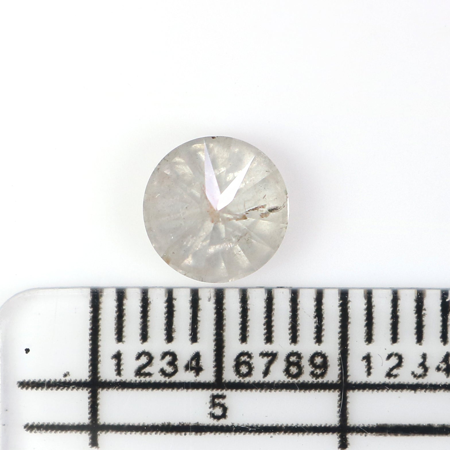 1.05 CT Natural Loose Round Shape Diamond Grey Color Round Cut Diamond 5.90 MM Natural Loose Grey Color Round Brilliant Cut Diamond LQ2569