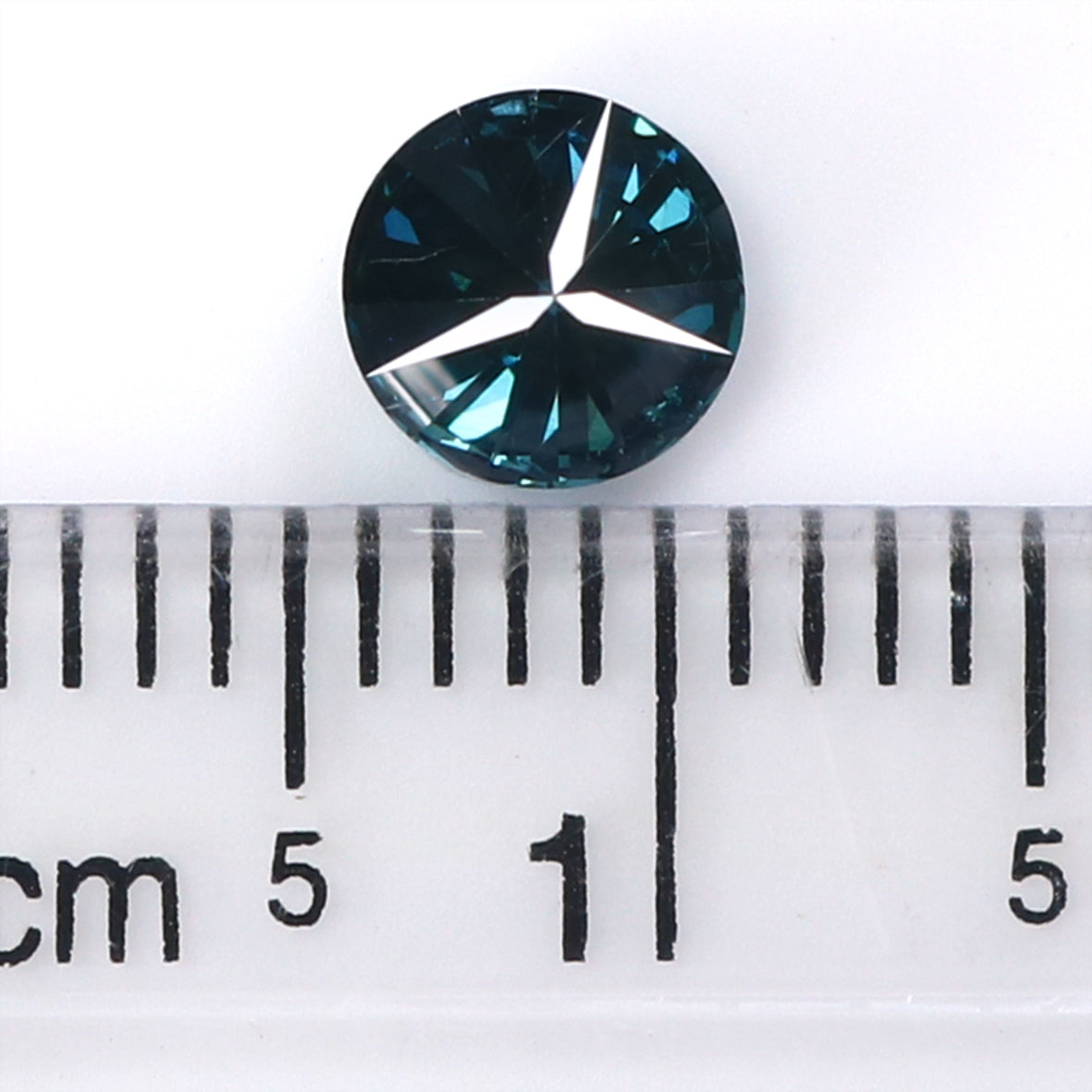 Natural Loose Round Blue Color Diamond 0.70 CT 5.35 MM Round Shape Brilliant Cut Diamond KDL2043