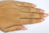 Natural Loose Oval Salt And Pepper Diamond Black Grey Color 0.34 CT 5.30 MM Oval Shape Rose Cut Diamond KR2281