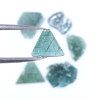 Natural Loose Slice Blue Color Diamond 1.85 CT 7.00 MM Slice Shape Rose Cut Diamond L9169