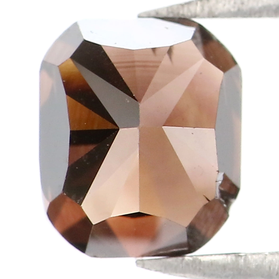 1.05 CT Natural Loose Cushion Shape Diamond Brown Color Cushion Diamond 5.75 MM Natural Brown Diamond Cushion Brilliant Cut Diamond LQ1829