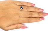 Natural Loose Shield Black Color Diamond 2.08 CT 7.55 MM Shield Shape Rose Cut Diamond L9188