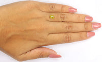 Natural Loose Rose Cut Yellow Color Diamond 1.10 CT 5.80 MM Round Rose Cut Shape Diamond L8369