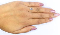 Natural Loose Shield Diamond Grey Color 1.12 CT 7.08 MM Shield Shape Rose Cut Diamond KDL2570