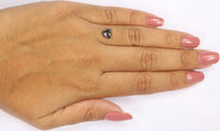 Natural Loose Triangle Salt And Pepper Diamond Black Grey Color 0.95 CT 6.80 MM Triangle Shape Rose Cut Diamond L8373