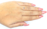 Natural Loose Radiant Pink Color Diamond 0.32 CT 3.87 MM Radiant Shape Rose Cut Diamond KR1047