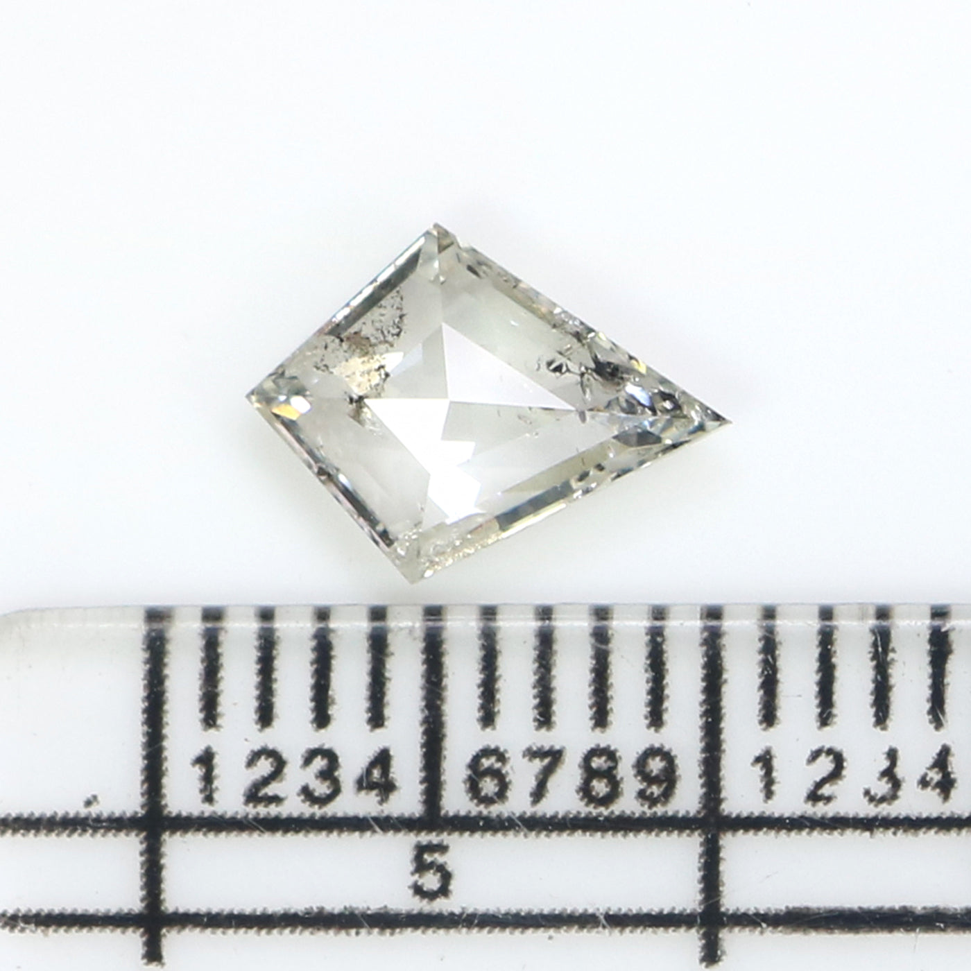 0.77 CT Natural Loose Kite Shape Diamond White - G Color Kite Cut Diamond 8.80 MM Natural Diamond White - G Kite Rose Cut Diamond QL2681