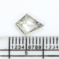 Natural Loose Kite Diamond White-G Color 0.77 CT 8.78 MM Kite Shape Rose Cut Diamond KDL2681