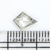 Natural Loose Kite Diamond White-G Color 0.77 CT 8.78 MM Kite Shape Rose Cut Diamond KDL2681