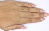Natural Loose Cushion Yellow Color Diamond 0.67 CT 5.25 MM Cushion Shape Rose Cut Diamond L1990