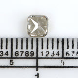 Natural Loose Cushion Yellow Grey Color Diamond 0.54 CT 4.40 MM Cushion Shape Rose Cut Diamond L5947
